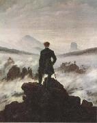 Wanderer Watching a Sea of Fog (mk45) Caspar David Friedrich